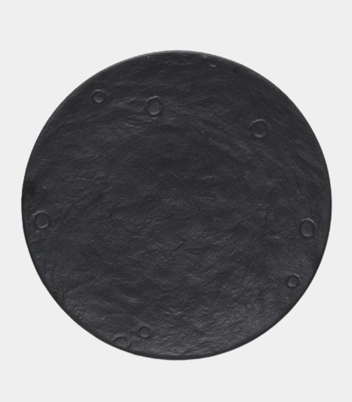 Eclipse Noir Dinner Plate – Handcrafte Ceramic