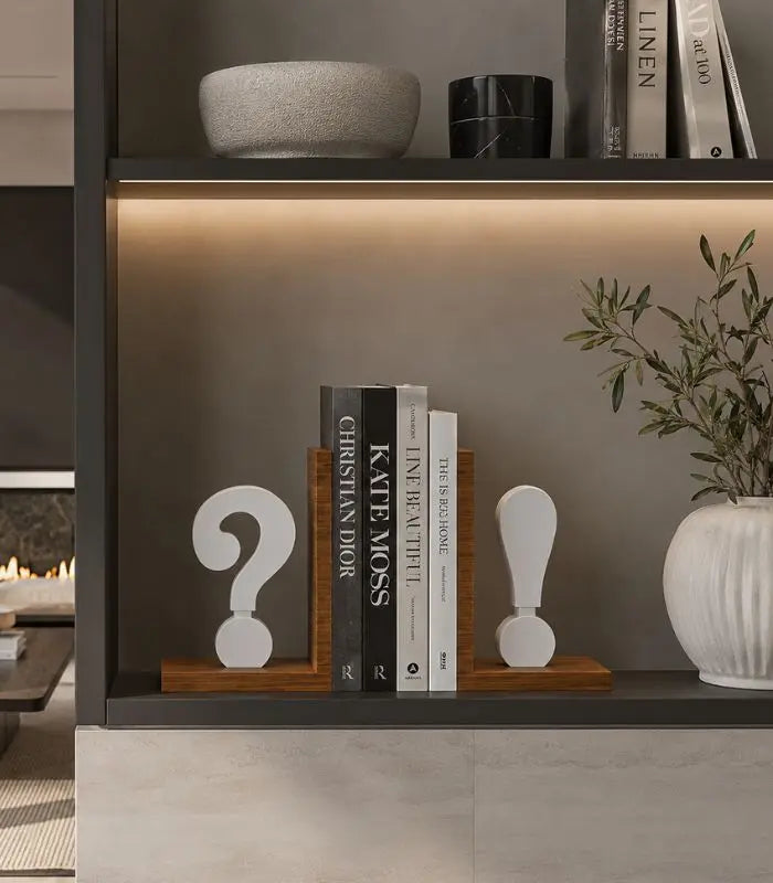 2 Pcs Set Inquiry Bookends – Resin Design Set
