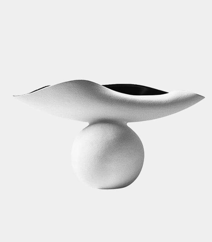 Caleen Luxury Floating Sphere Bowl Modern Decorative Centerpiece 38 cm