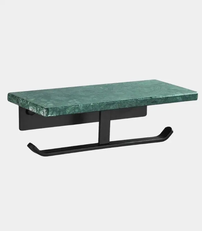 Marble Toilet Paper Holder – Large Wall-Mounted Design Green Marble