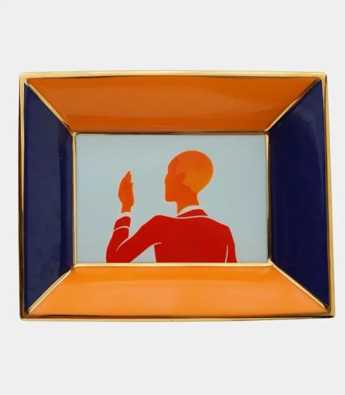 Vivienne Ceramic Trinket Tray – Art Deco Inspired Design 15 cm