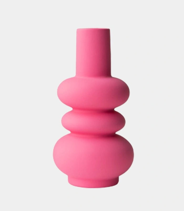 Elegant Pink Ceramic Vases - Available in 2 Unique Designs