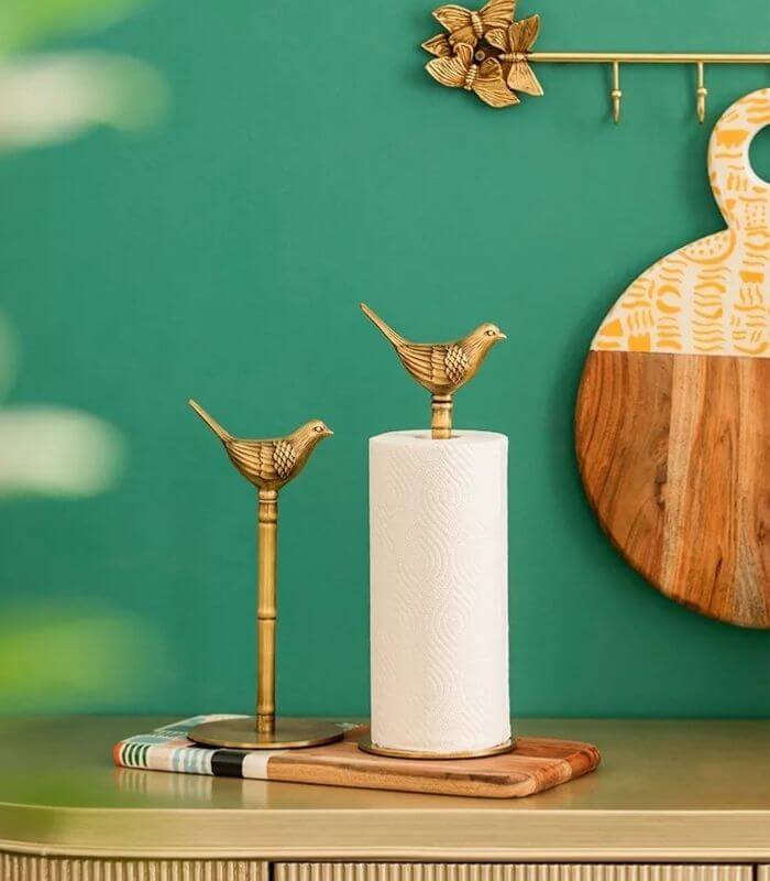 Brass Paper Towel Holder