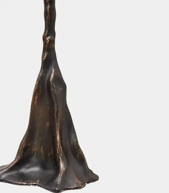 Twisted Pillar Candle Holder – Antique Resin