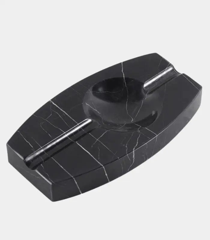 Black Natural Marble Cigar Ashtray 20 cm (7.87 in)