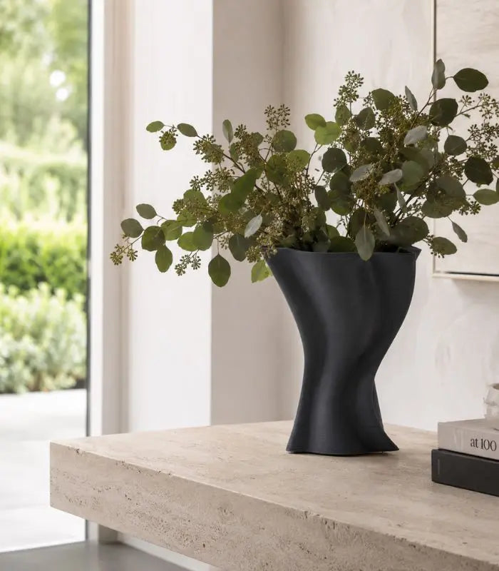 Nexus 3D Printed Vase – Contemporary Sculptural Design 25 cm (9.84 in)