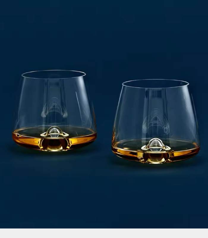 Refined Elegance Whiskey Glass Set (2 Pieces)