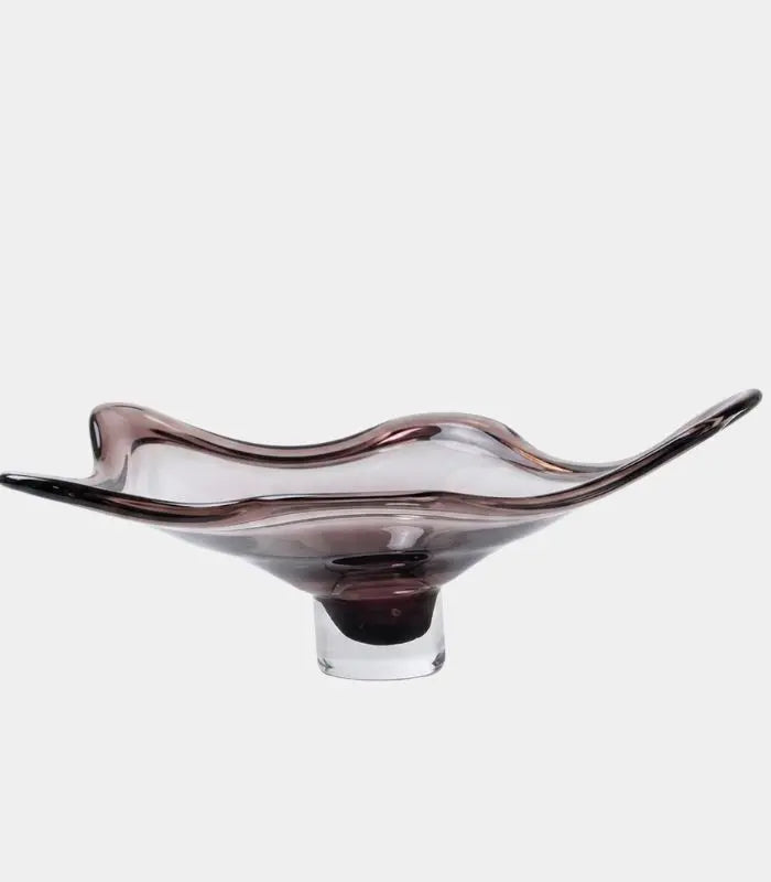 Aurore Glass Sculptural Bowl