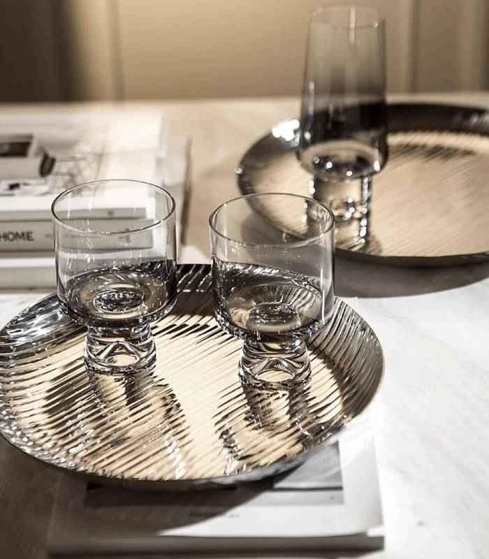 Modern Minimalist Glass Tumblers (Set of 2) | Sleek & Versatile Drinkware