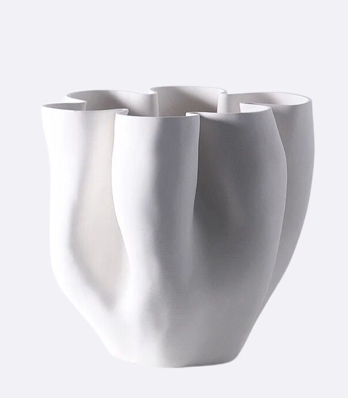 Aristocrat Vase Large Ceramic White