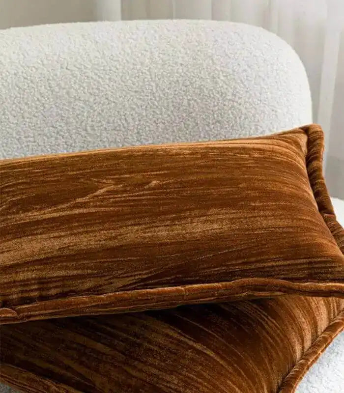 Caramel Brown Cushion Cover | Pillow Case Velvet