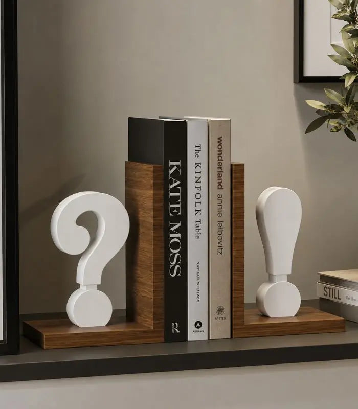 2 Pcs Set Inquiry Bookends – Resin Design Set