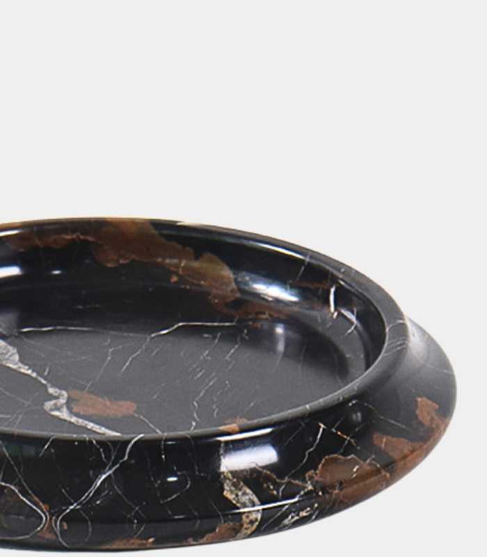 Gabriel Marble Bowl – Handcrafted Elegance in Two Stunning Colours (27 cm | 10.63 in)