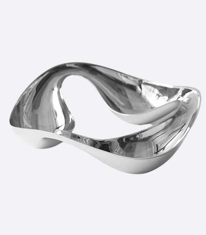 Snack Bowl Stainless Steel Decorative Bowl 27 cm