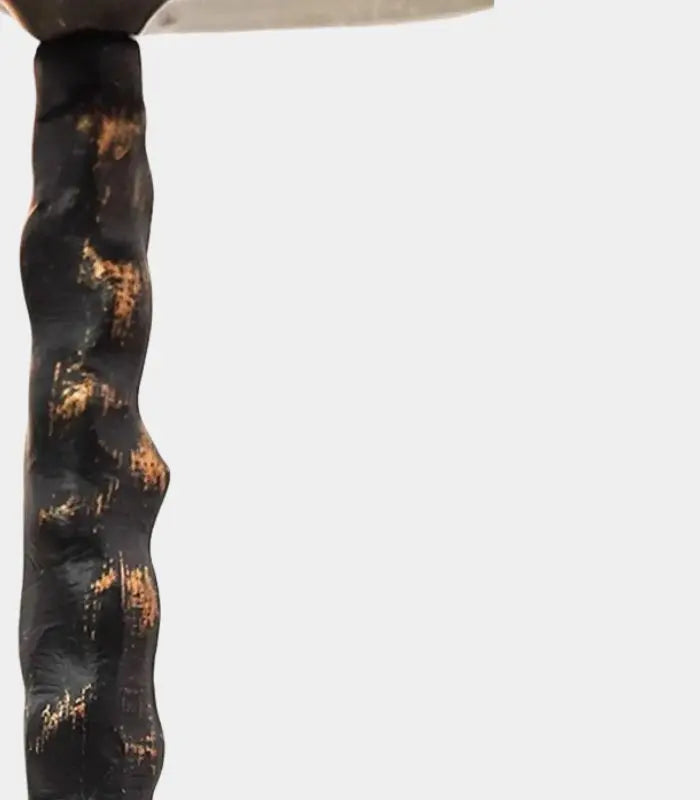 Twisted Pillar Candle Holder – Antique Resin