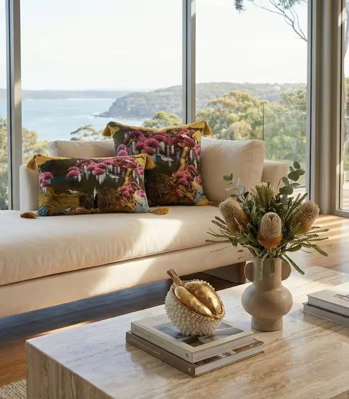 Gilded Durian Sculpture – Decorative Resin Art Piece 17.5 cm