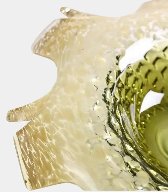 Luminara Glass Bowl – Sculptural Bloom Design 31 cm