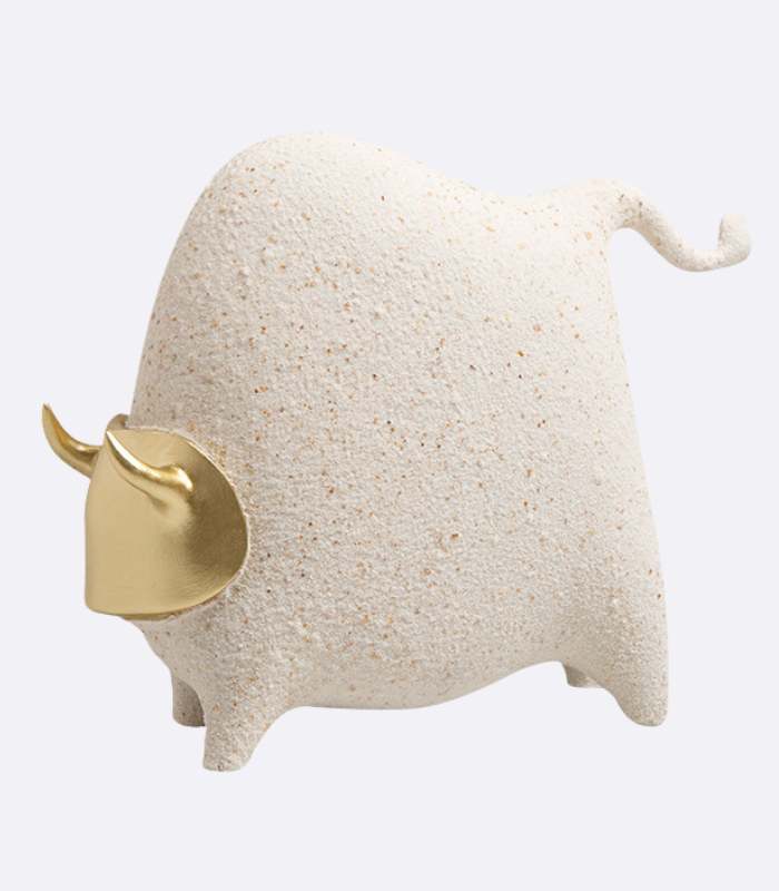 Handcrafted Resin Bull Sculpture/Figurine (Available in 2 Sizes)