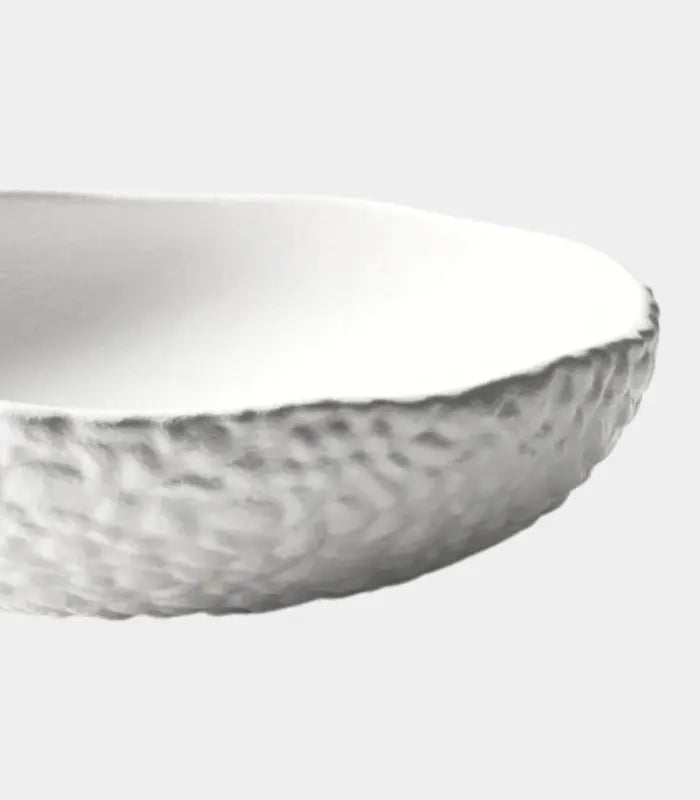Celestina Ceramic Bowl – Hammered Texture Design 24 cm (9.45 in)