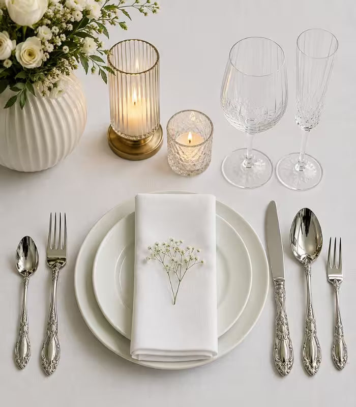20-Piece Stainless Steel Cutlery Set Ashworth Flatware Set