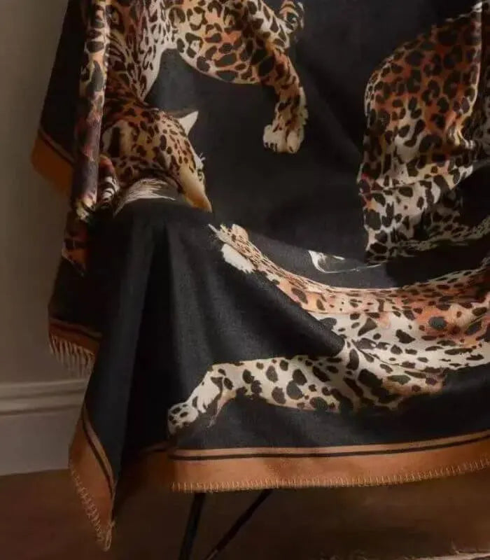 Serengeti Leopard Throw Blanket – Artisan Wildlife Design