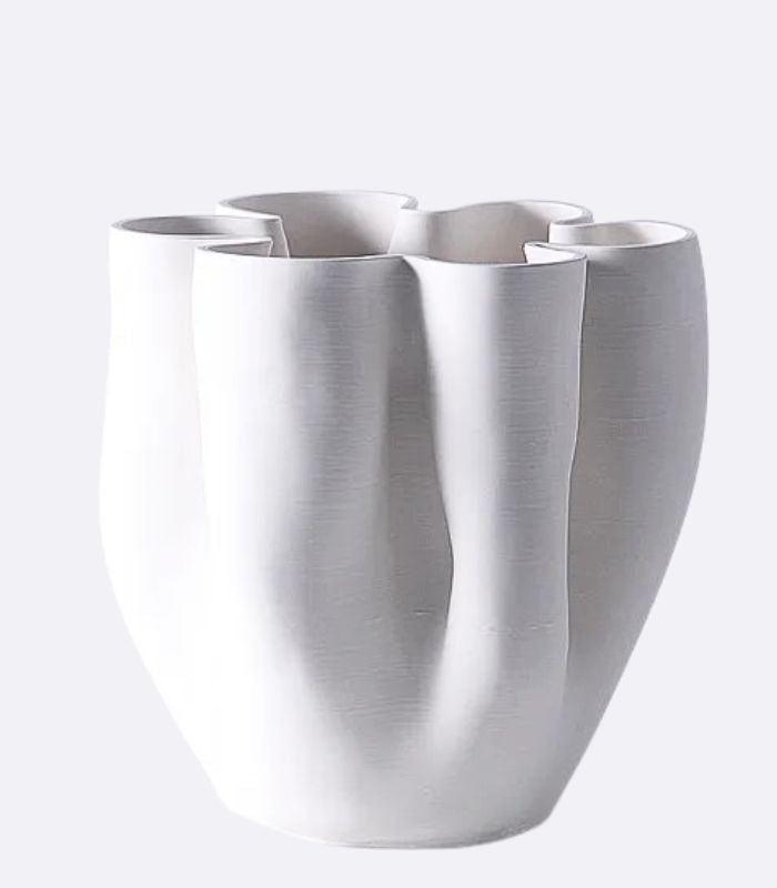 Large Ceramic Vase White Last Aristocrat