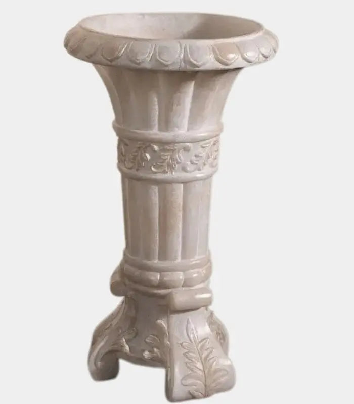 The Corinthian Sculptural Vase Ivory 37 cm (14.6 in)