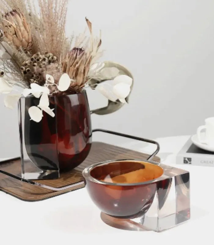 Lumina Resin Decorative Bowl – Contemporary Sculptural Design