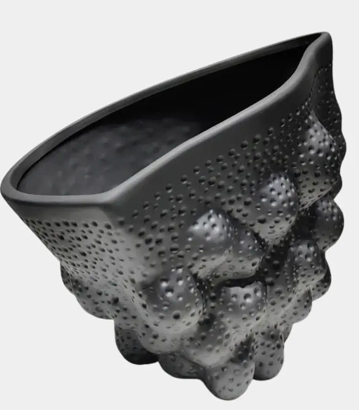 Vesuvius Sculptural Vessel – Volcanic Texture Design
