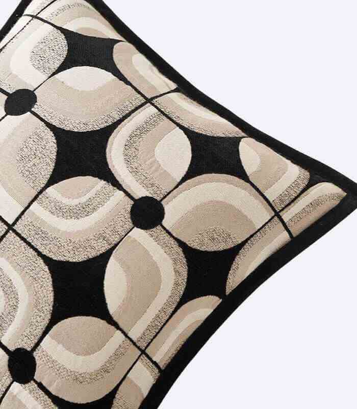 Modern Geometric Woven Cushion Cover Black And Beige modern-geometric-woven-cushion-cover-black-and-beige