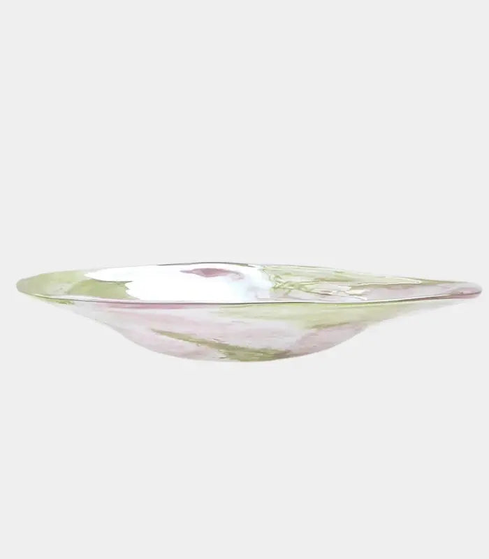 Aurora Glass Bowl – Hand-Blown Irregular Decorative Centrepiece 35 cm