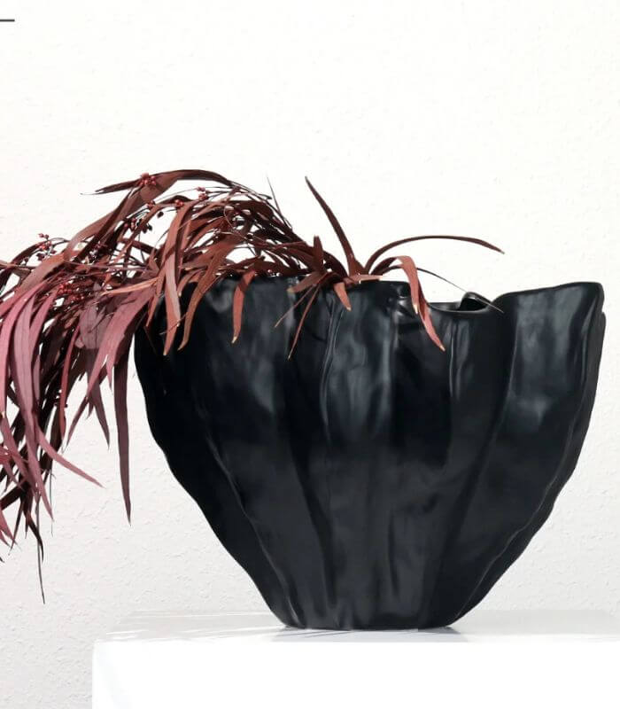 Valetta Sculptural Bowl Resin Large 37 cm