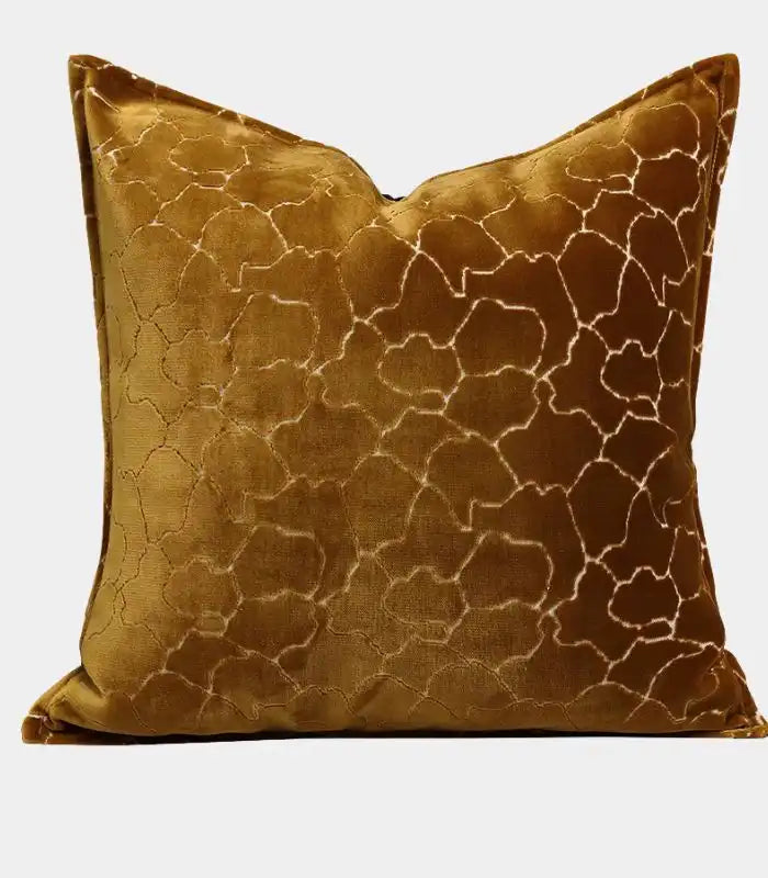 Marrakech Velvet Cushion Cover Brown