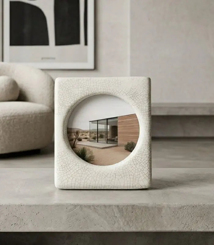 Valdène Crackle Porcelain Picture Frame 6-inch / 15cm