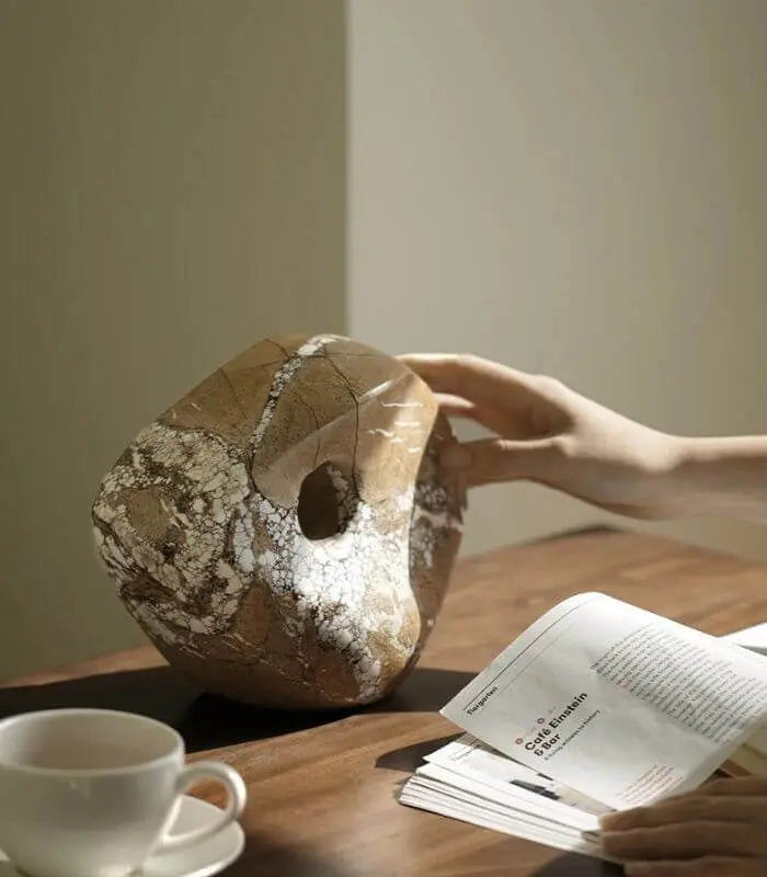Fossilized Marble Sculptural Object 20 cm (7.9 inches)