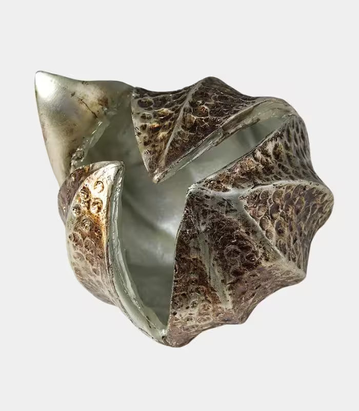 Decorative Object – Handcrafted Cotton Flower Form Decorative Sculpture Resin 21 cm