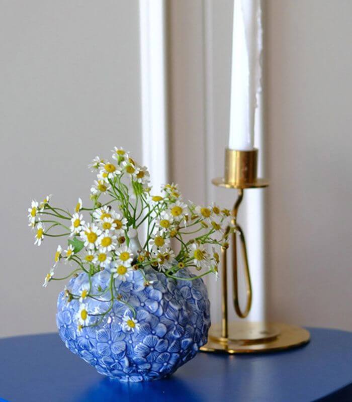 Blooming Botanica Ceramic Hydrangea Small Vase