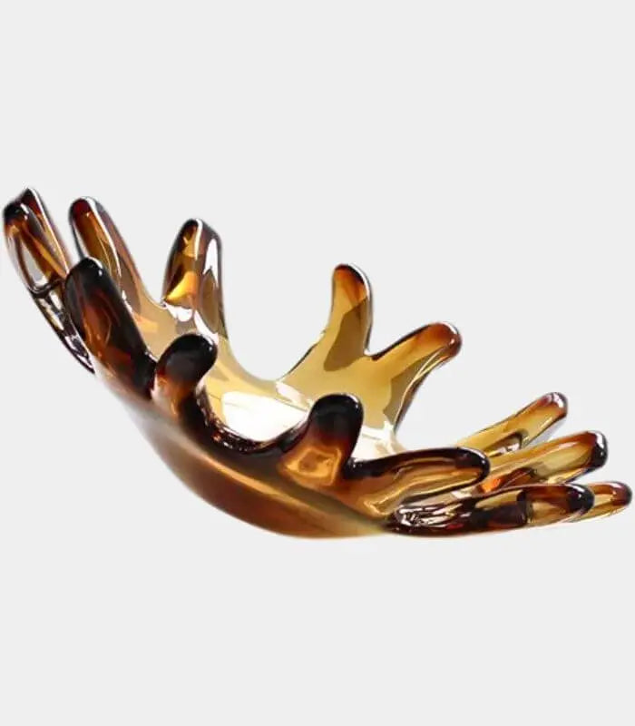 Valentina Handcrafted Glass Sculptural Bowl – Elegant Fruit & Decorative Bowl 30.5 cm 12 in