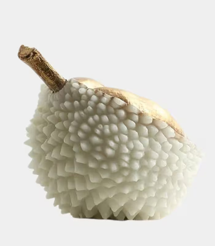 Gilded Durian Sculpture – Decorative Resin Art Piece 17.5 cm