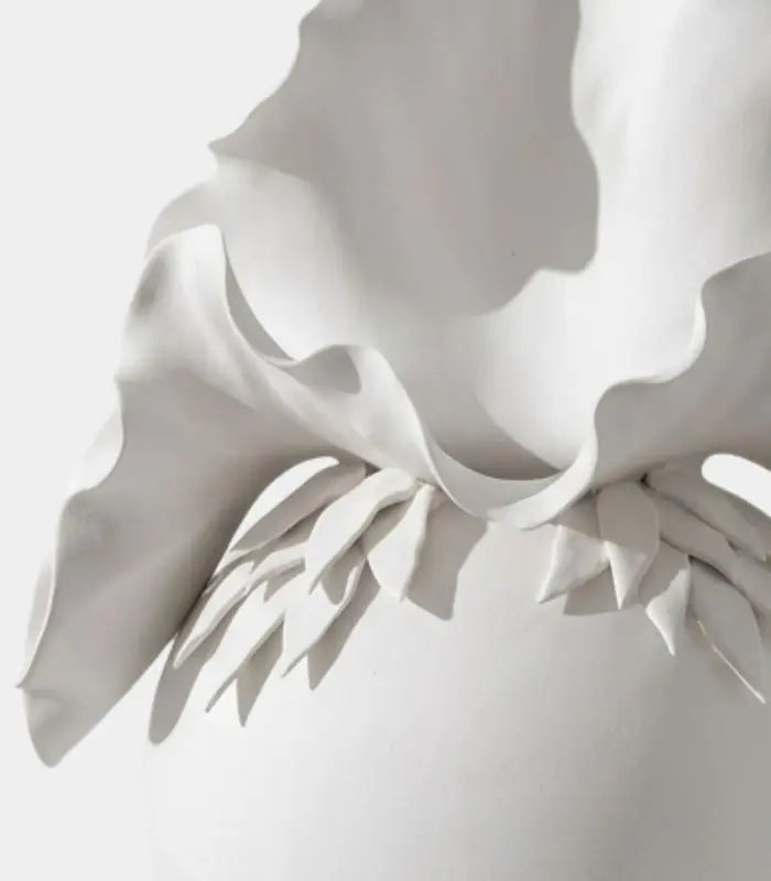 Nascence Ceramic Tabletop Vase – Handcrafted Sculptural Vessel