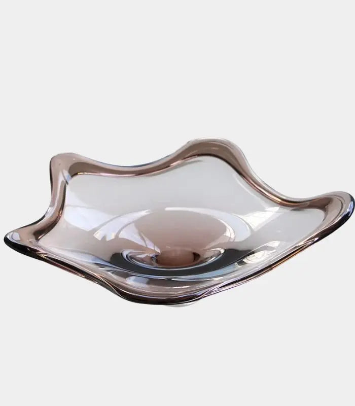 Aurore Glass Sculptural Bowl