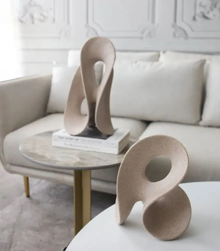 Abstract Hollowed-out Irregular Sculpture Decorative Object Large 39 cm