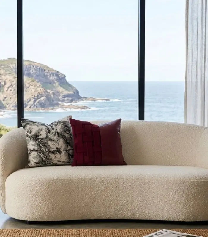 Abstract Marble Cushion Cover 45cm (18 in) Grey