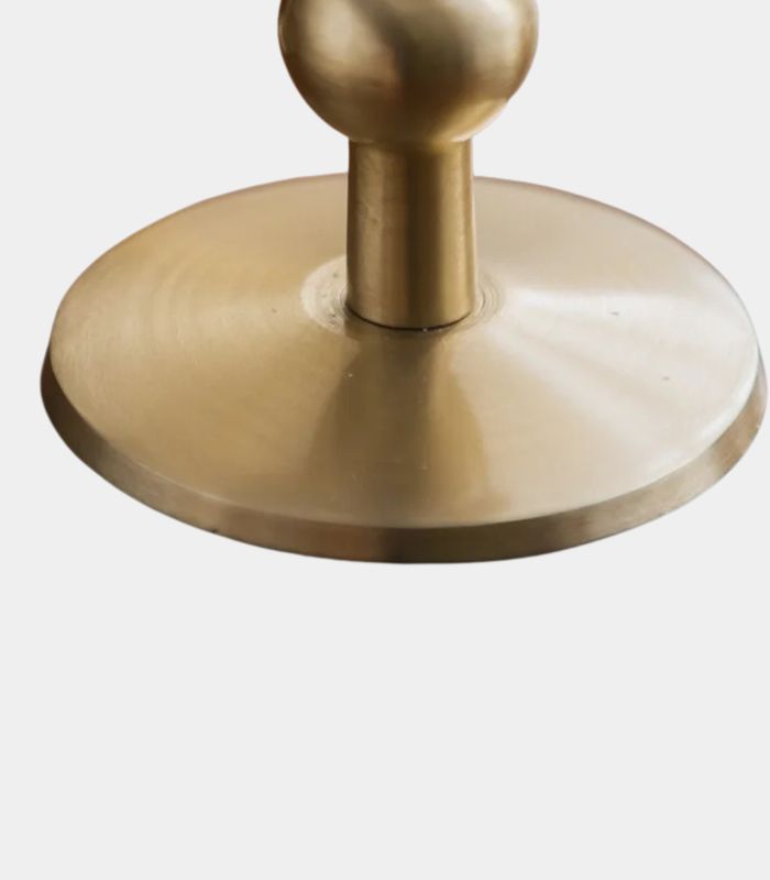 Avian Lotus Candle Holder – Aluminium Gold