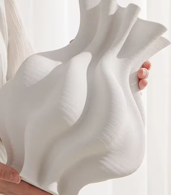 Cascade Ceramic Vase – Sculptural Twisted Design