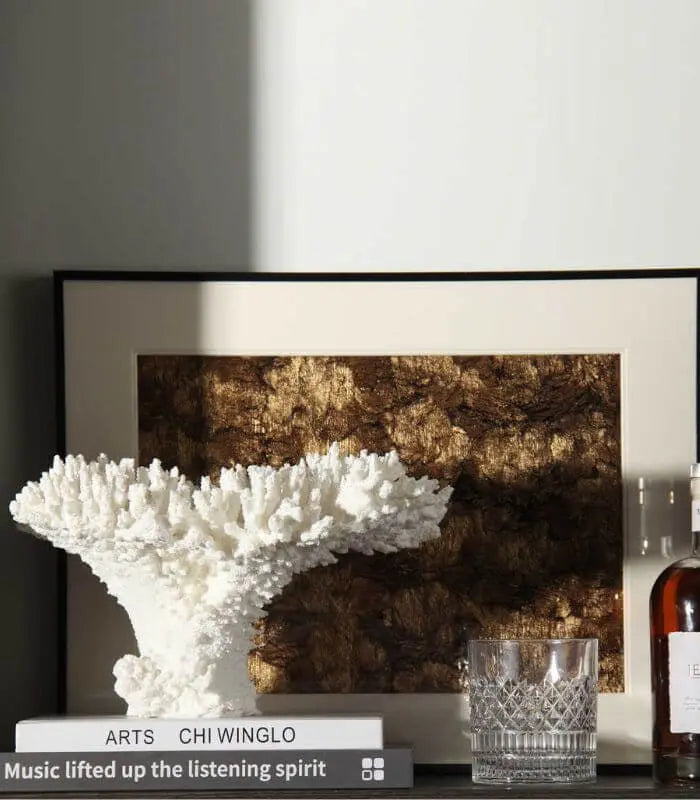 Oceanic Splendor Faux Coral Sculpture | Coastal Elegance 29 cm