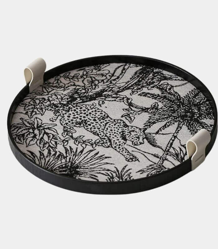 Tropical Chic Round Decorative Tray 30 cm