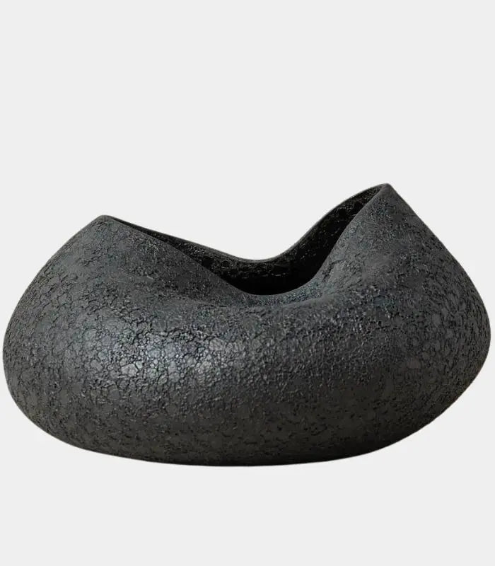 The Lunar Ceramic Vase Handcrafted 28x14 cm