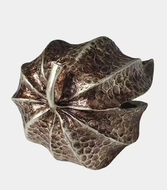Decorative Object – Handcrafted Cotton Flower Form Decorative Sculpture Resin 21 cm