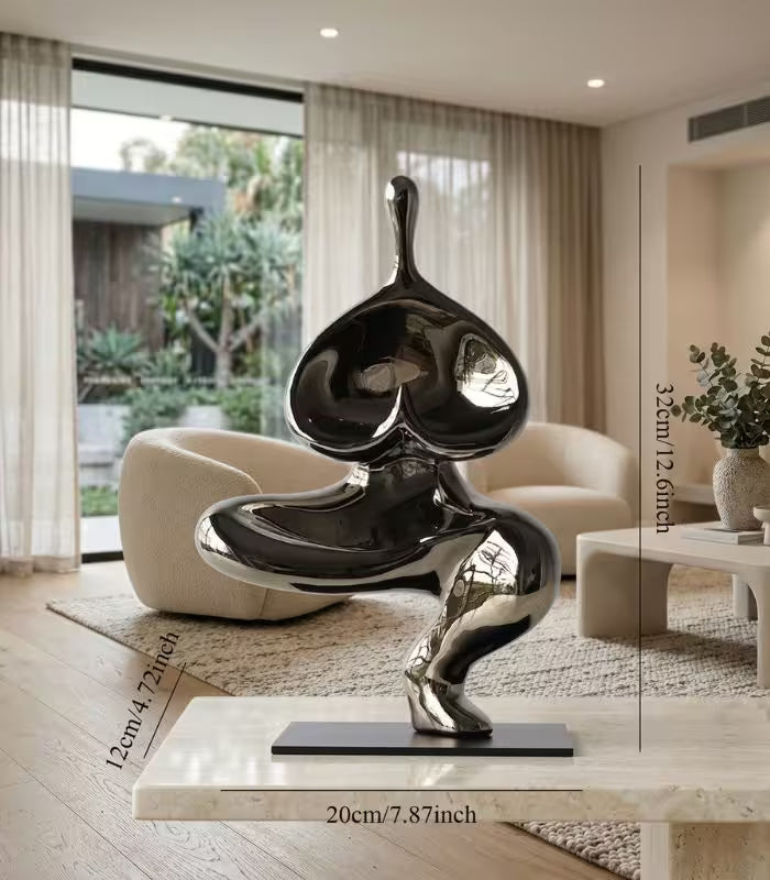 The Enigma Abstract Decorative Sculpture 32 cm